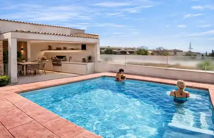 Piscina de Piso en venta en Bellpuig con Aire acondicionado, Calefacción y Jardín privado