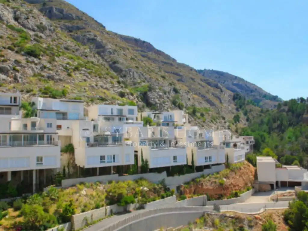 Vista exterior de Casa o chalet en venta en Altea con Piscina y Amueblado