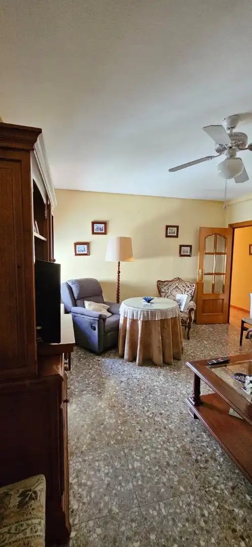 Sala d'estar de Pis per a compartir en Albacete amb Calefacció, Moblat i Forn