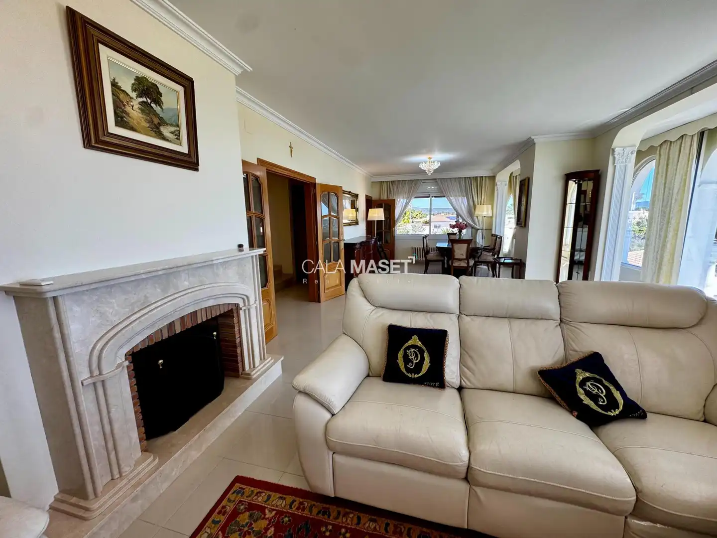 Wohnzimmer von Haus oder Chalet zum Verkauf in Calonge i Sant Antoni mit Heizung, Privatgarten und Terrasse