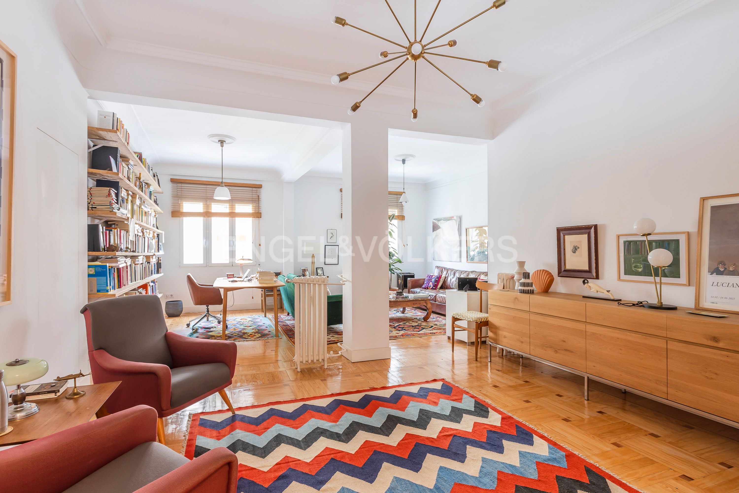 Living room of Apartment for sale in  Madrid Capital  with Air Conditioner, Heating and Terrace