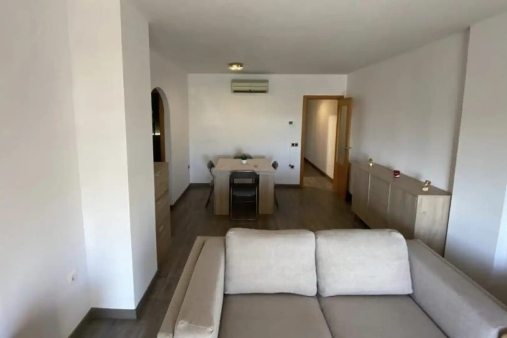 Sala de estar de Piso en venta en Calpe / Calp con Calefacción, Terraza y Amueblado