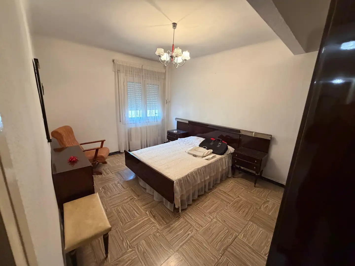 Schlafzimmer von Wohnung zum Verkauf in Cervera mit Heizung, Abstellraum und Möbliert