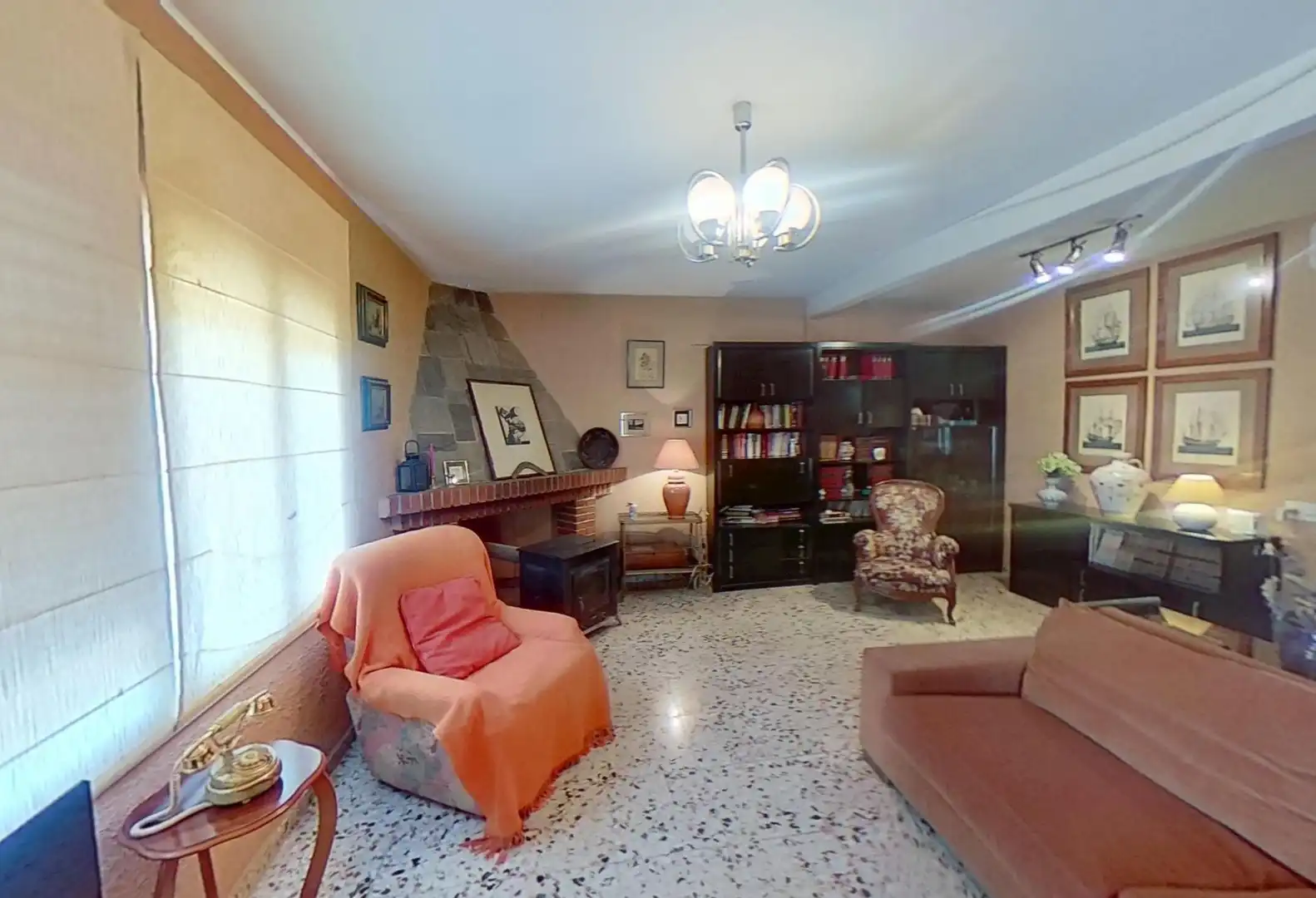 Sala de estar de Casa o chalet en venta en San Vicente del Raspeig / Sant Vicent del Raspeig con Aire acondicionado, Calefacción y Jardín privado