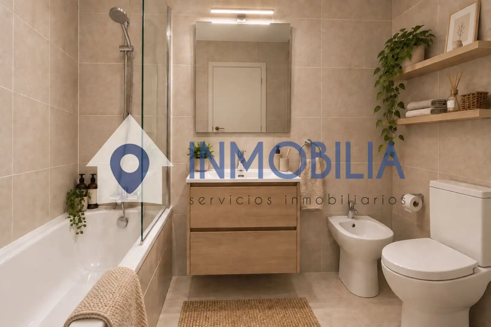 Bathroom of Flat for sale in Madrid  with Heating