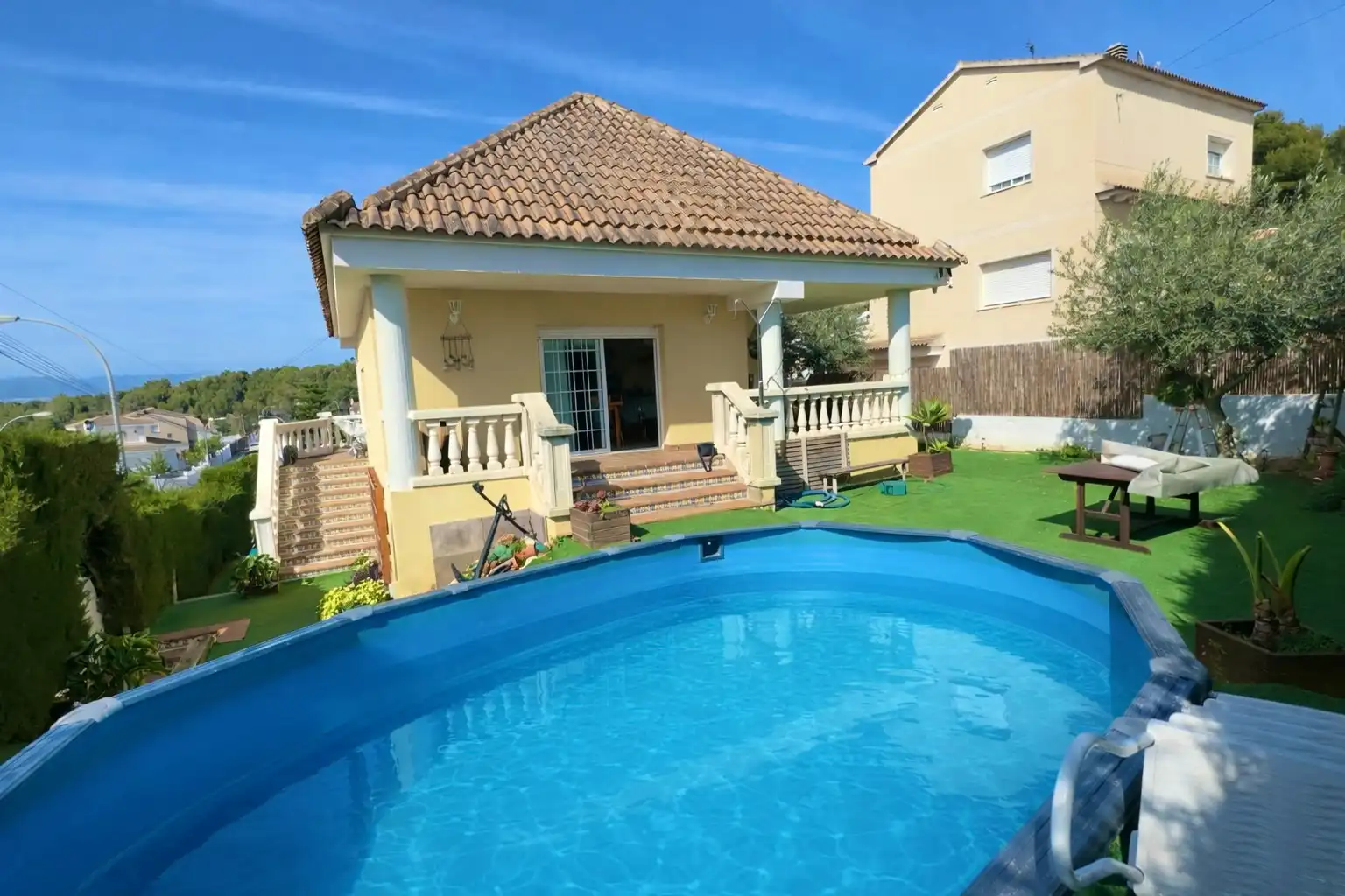Piscina de Casa o chalet en venta en El Vendrell con Aire acondicionado, Calefacción y Jardín privado