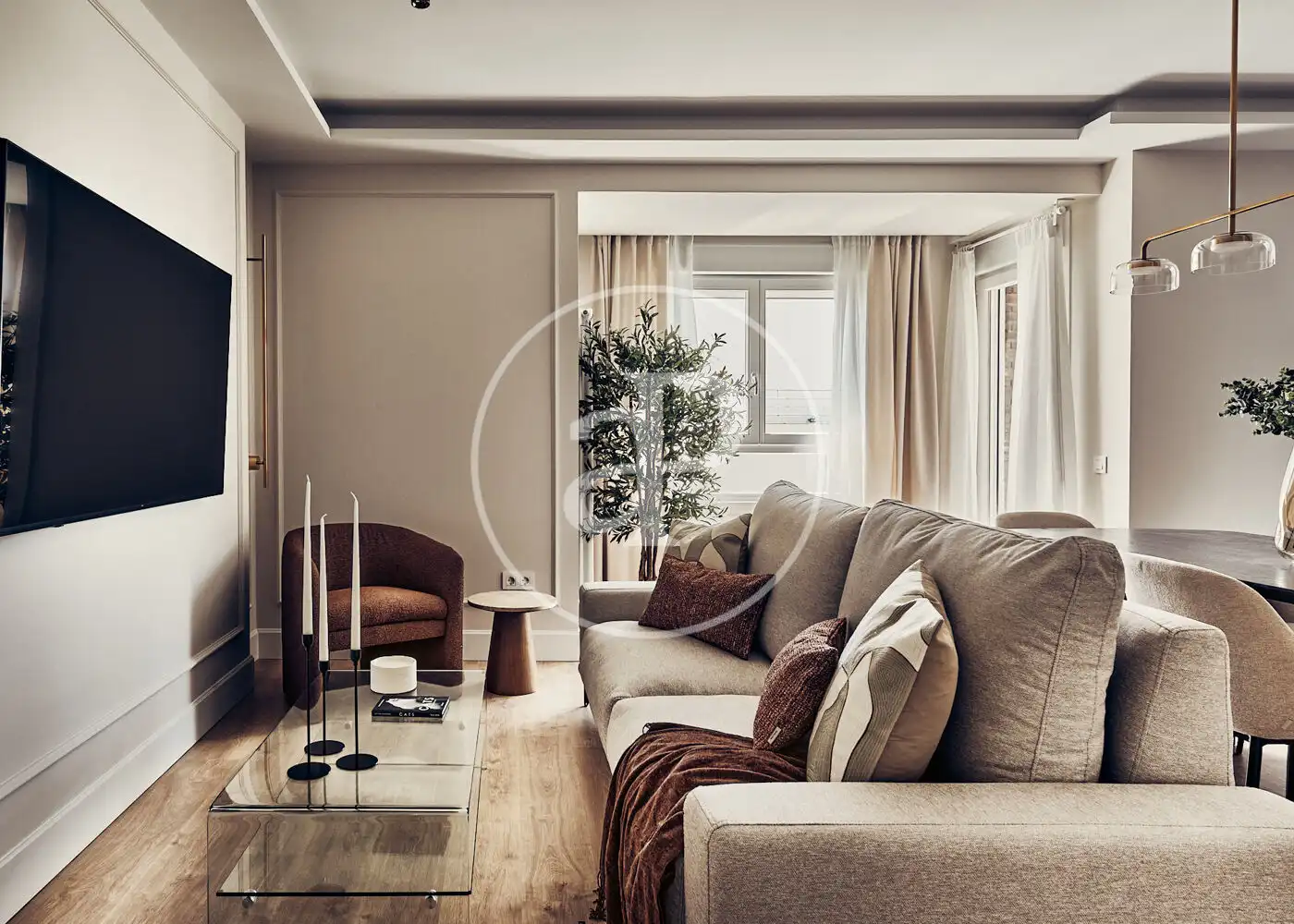 Living room of Flat for sale in Madrid  with Air Conditioner, Heating and Terrace