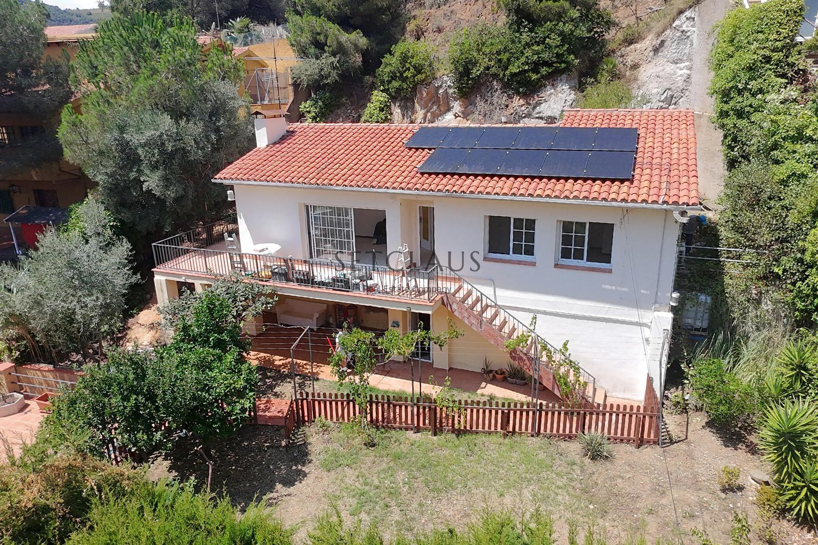 Vista exterior de Casa o chalet de alquiler en Alella con Aire acondicionado, Calefacción y Jardín privado