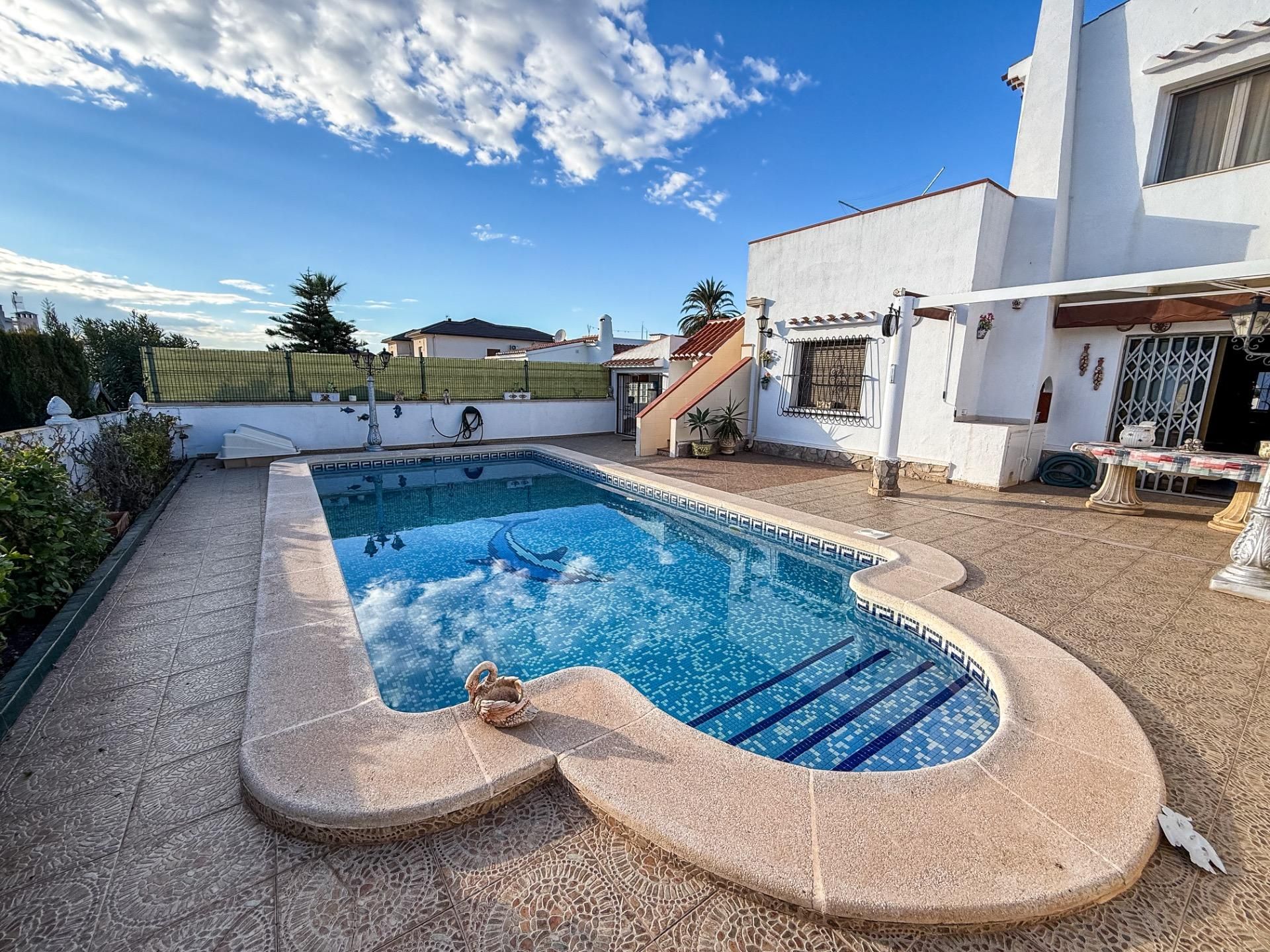 Swimming pool of Single-family semi-detached for sale in Torrevieja  with Private garden, Terrace and Storage room