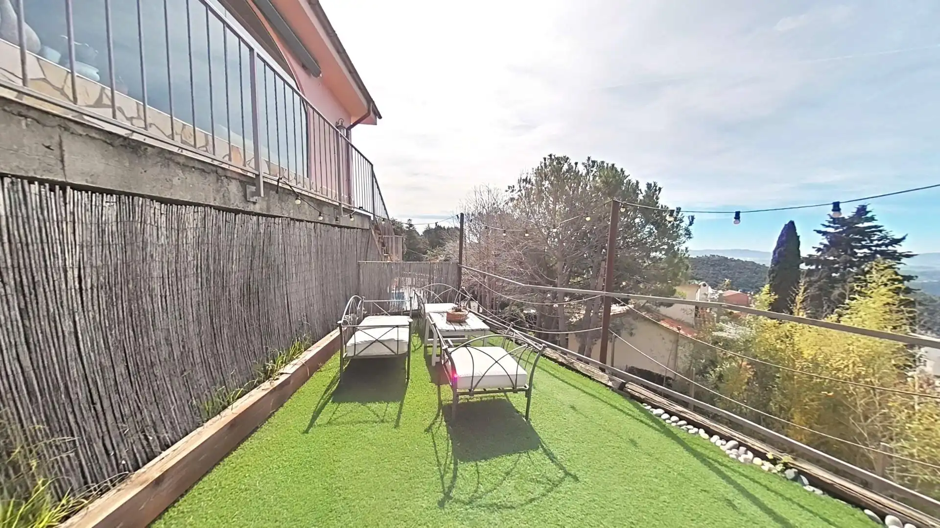 Terraza de Casa o chalet en venta en L'Ametlla del Vallès con Aire acondicionado, Calefacción y Jardín privado