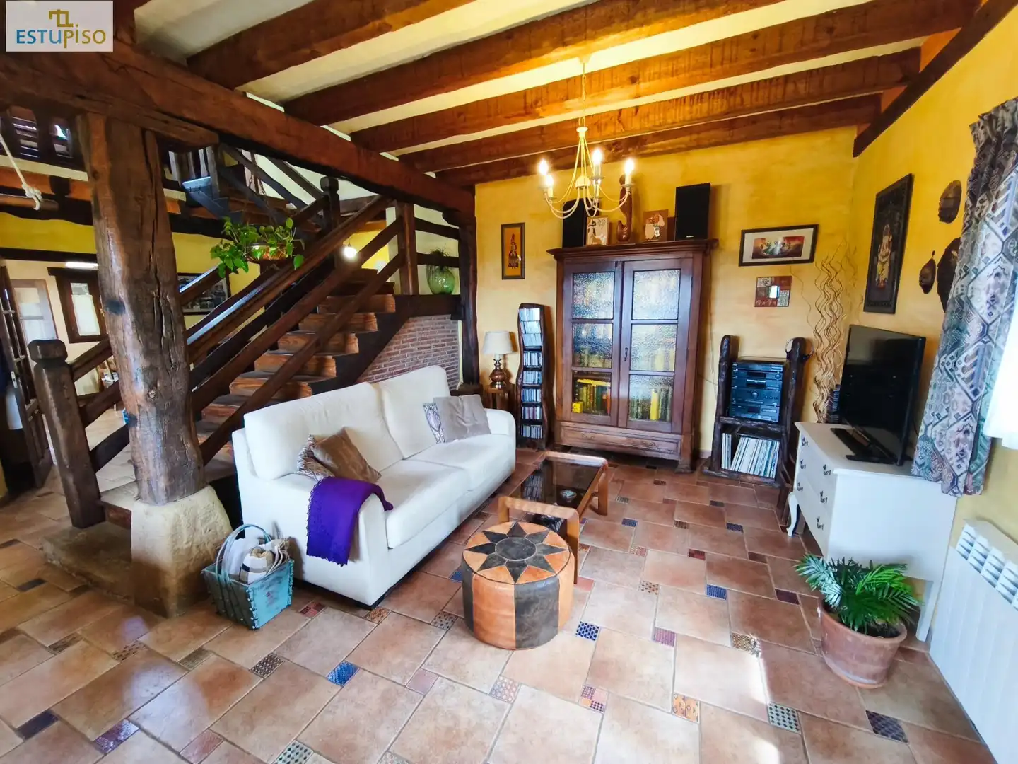 Sala de estar de Casa o chalet en venta en Legutio con Calefacción y Terraza