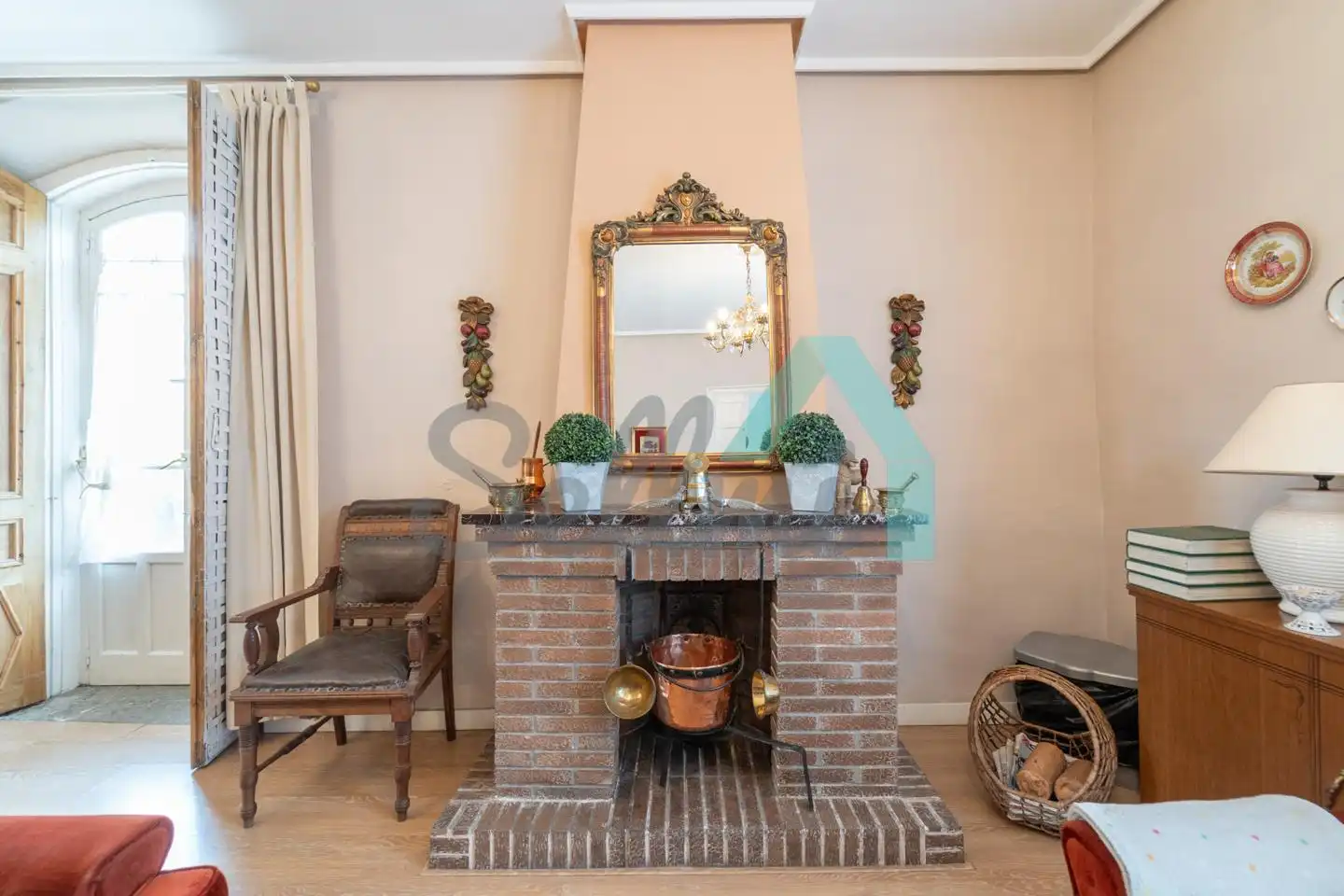 Sala de estar de Casa o chalet en venta en Ribera de Arriba con Jardín privado, Terraza y Balcón