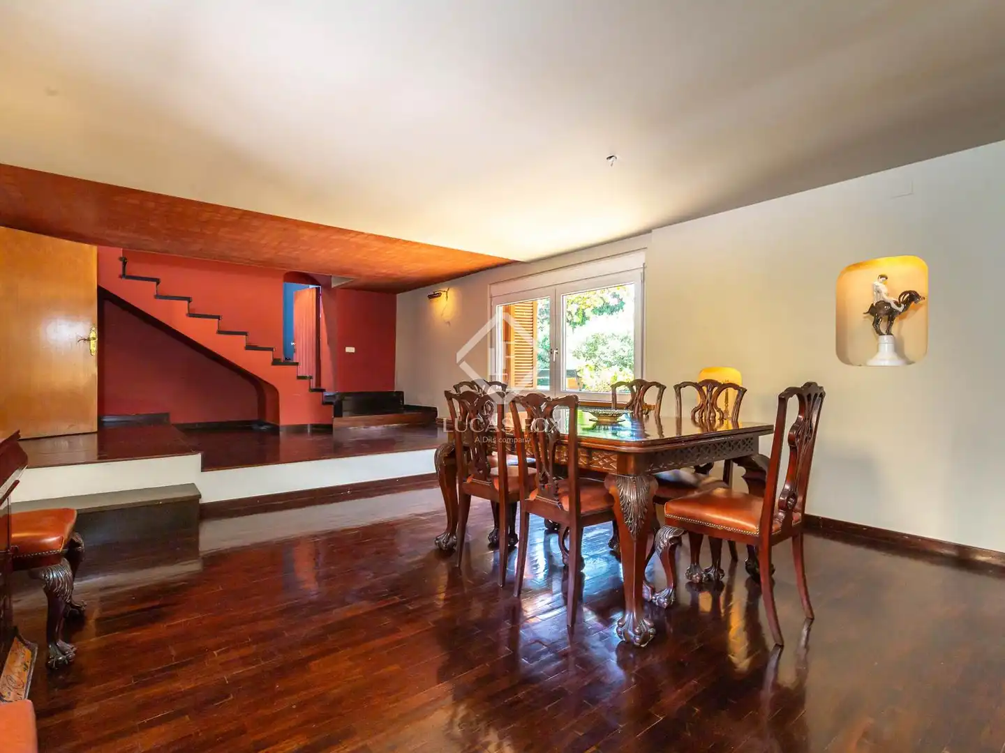 Dining room of Houses for sale in Esplugues de Llobregat  with Air Conditioner, Heating and Private garden