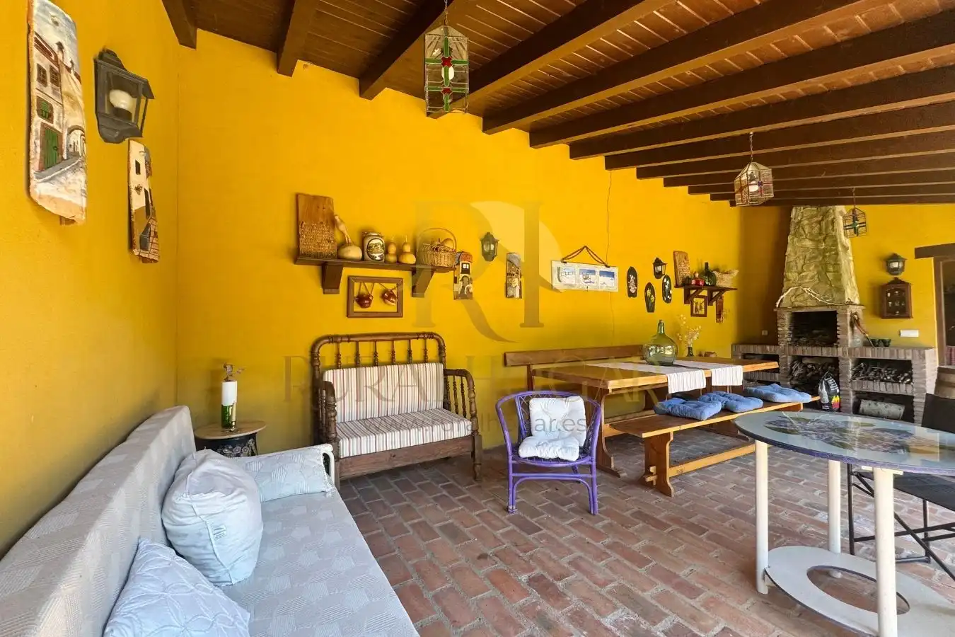 Terraza de Casa o chalet en venta en Santovenia de la Valdoncina con Calefacción, Jardín privado y Parquet