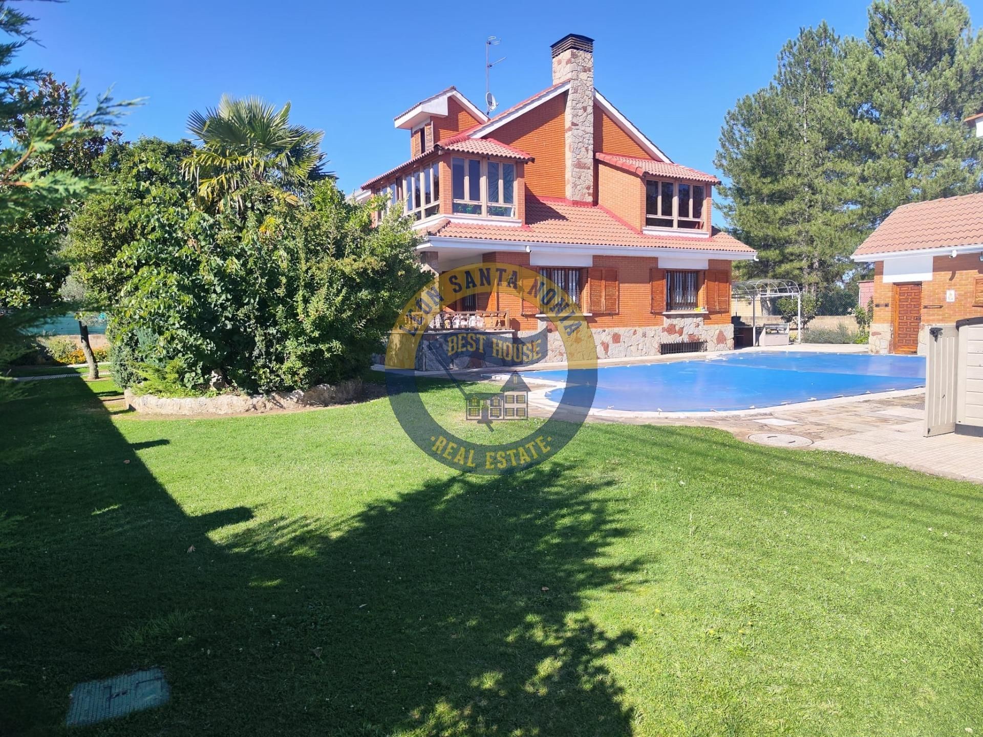 Jardí de Casa o xalet en venda en Valdefresno amb Calefacció, Jardí privat i Terrassa