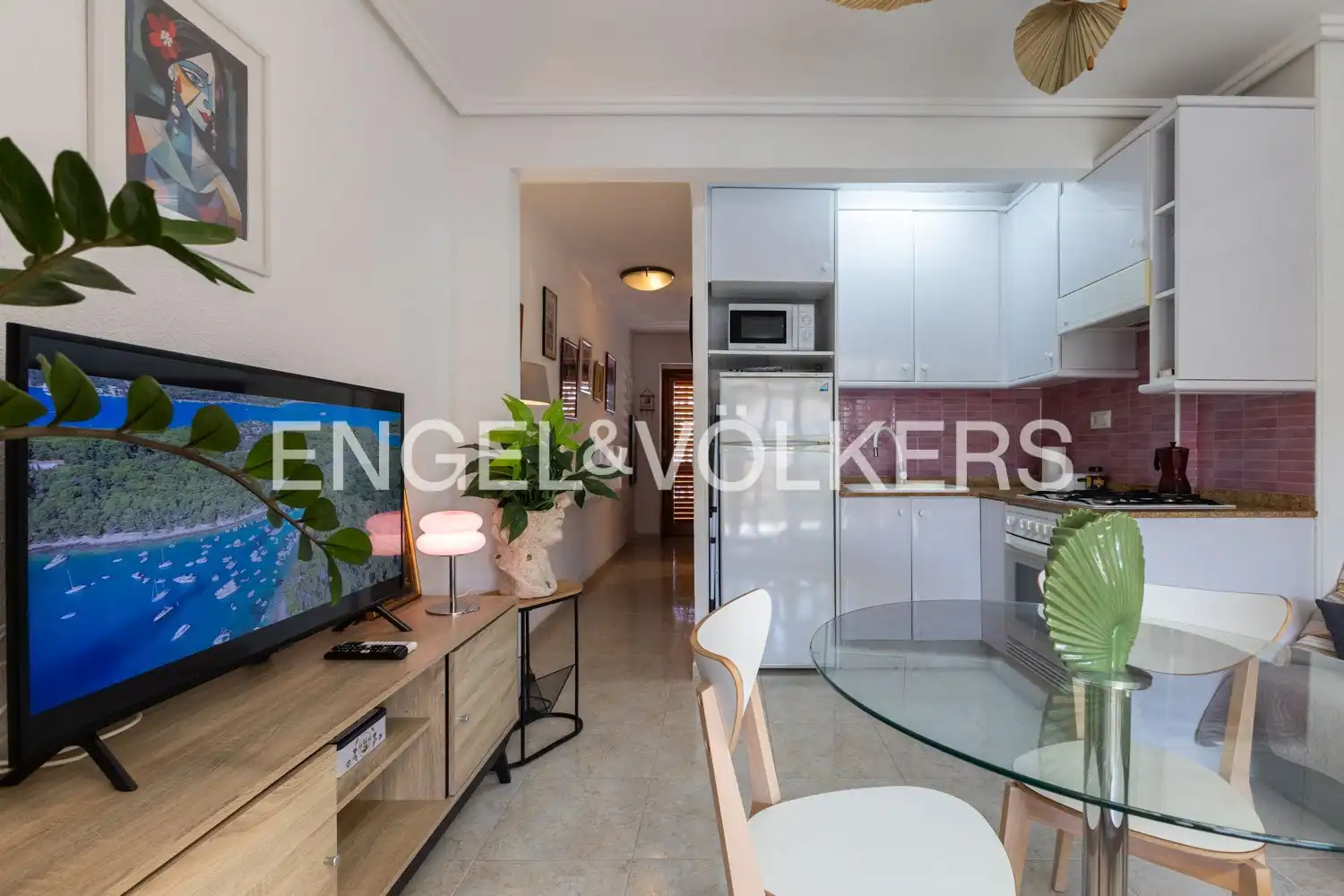 Sala de estar de Piso de alquiler en Cullera con Calefacción, Terraza y Amueblado