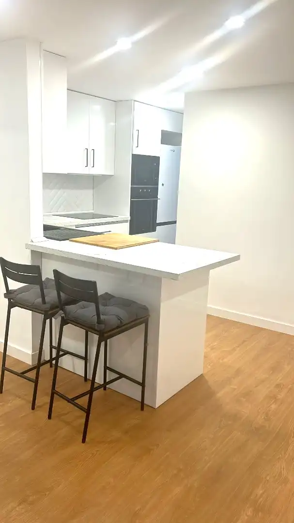 Cuina de Apartament de lloguer en Murcia amb Aire condicionat, Calefacció i Moblat