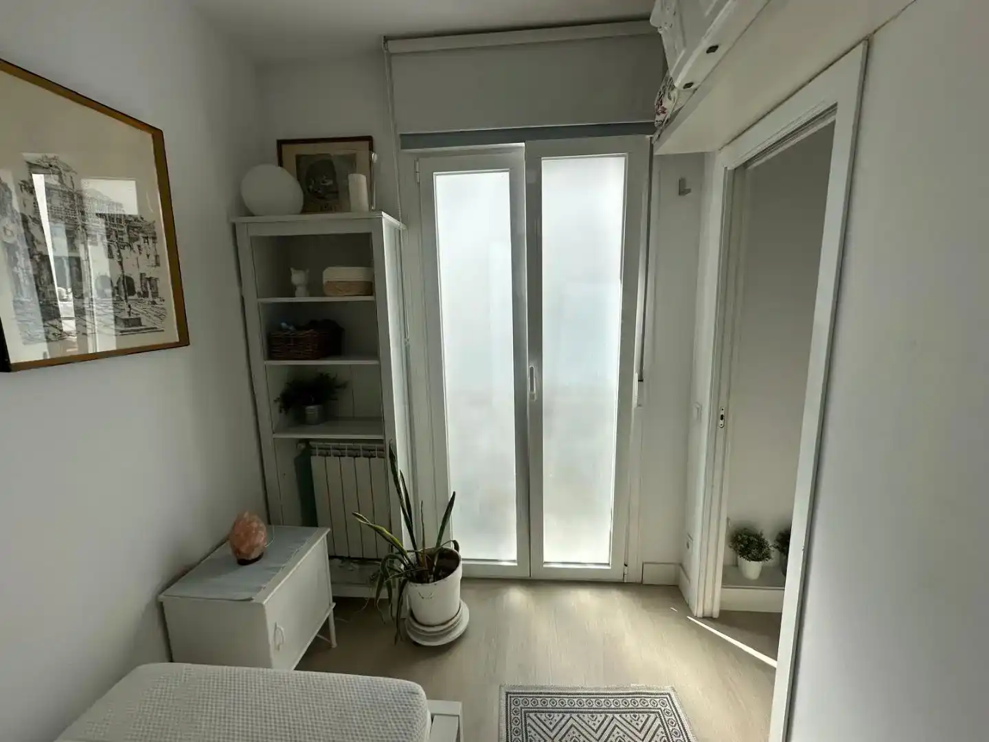 Terraza de Piso para compartir en Madrid con Amueblado