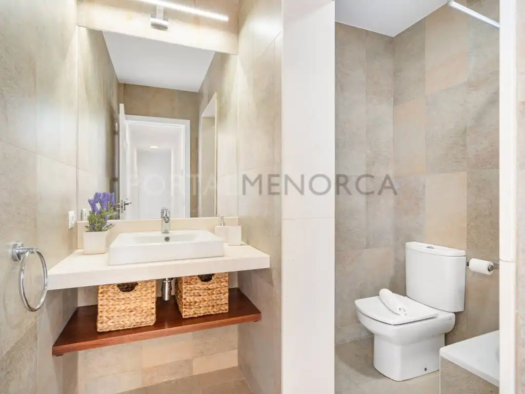 Bany de Casa o xalet en venda en Es Mercadal amb Jardí privat, Terrassa i Piscina