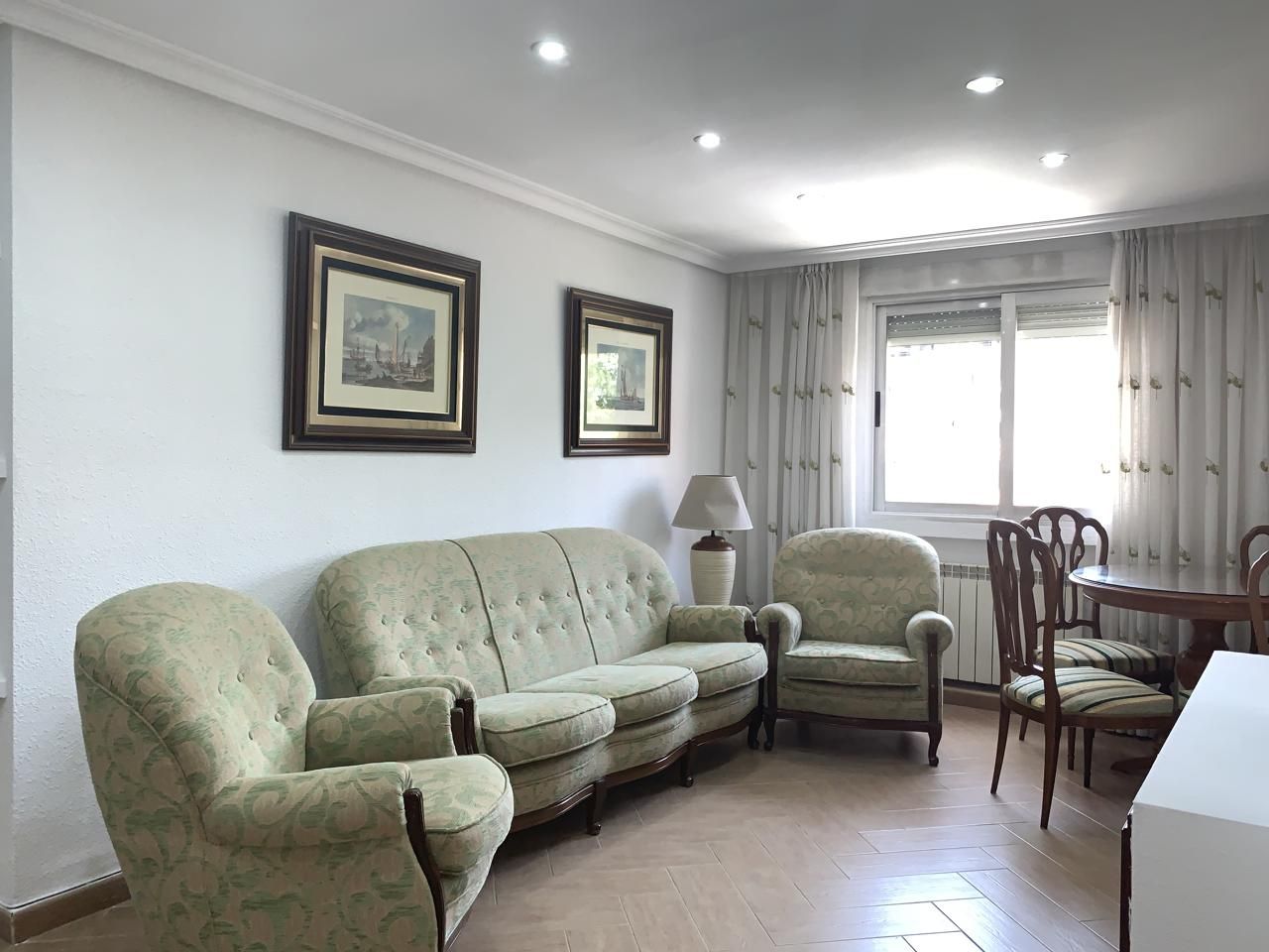 Living room of Flat to rent in  Madrid Capital  with Heating and Furnished