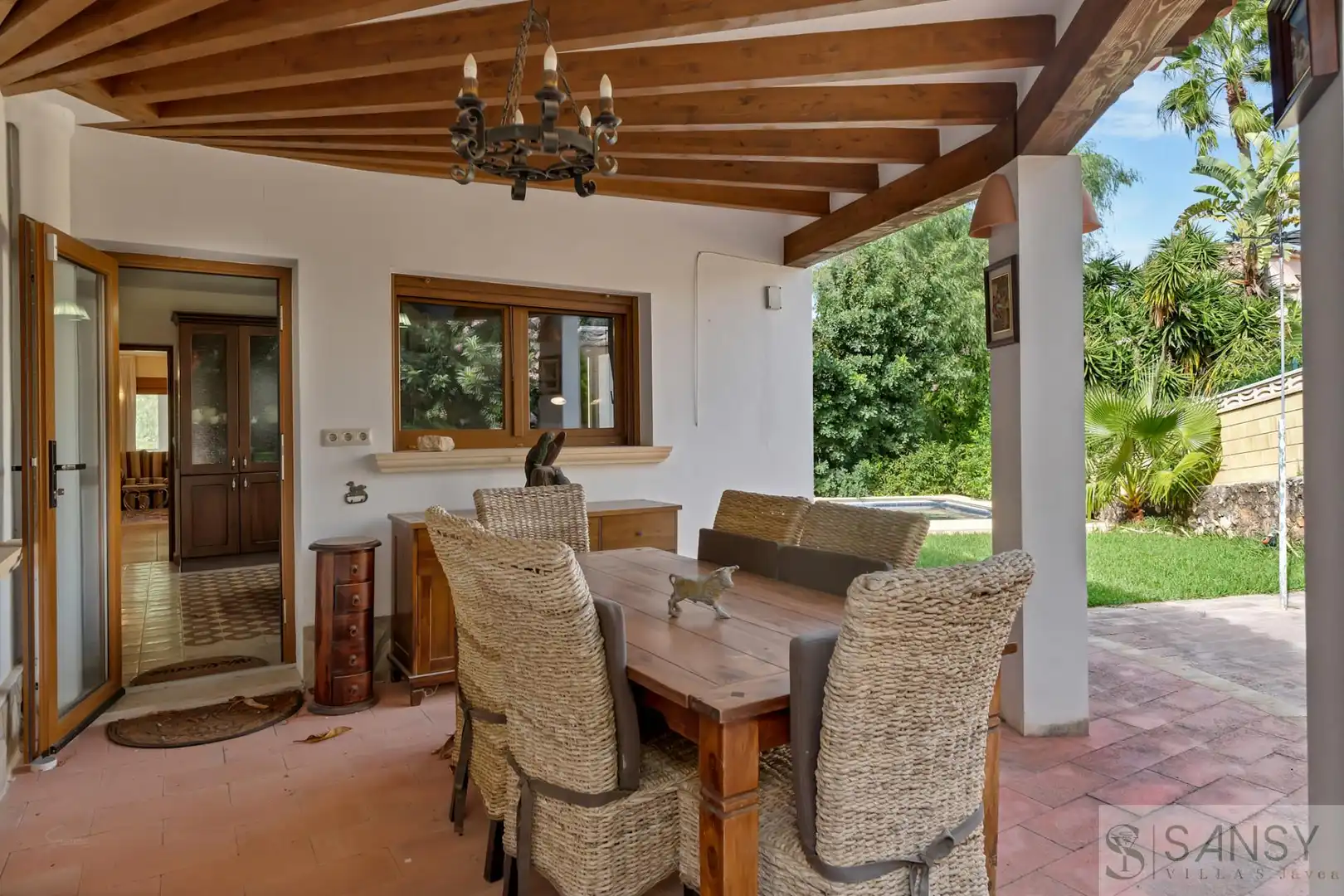 Terraza de Casa o chalet en venta en Dénia con Aire acondicionado y Piscina