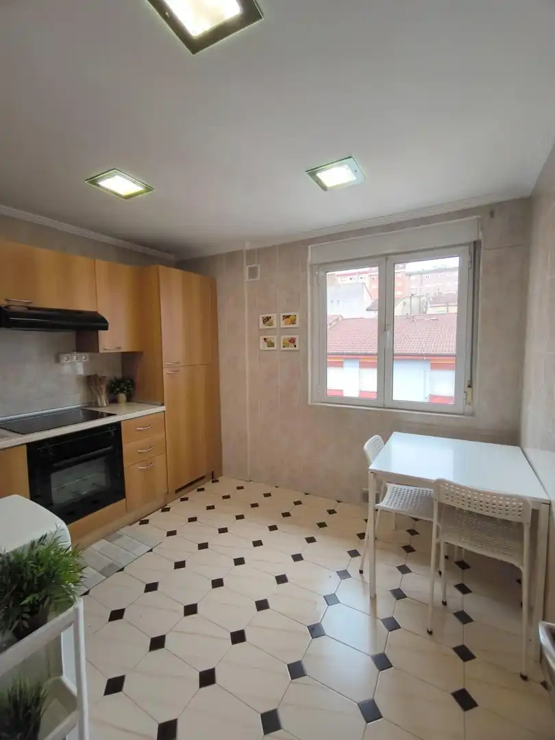 Kitchen of Flat for rent in Oviedo   with Heating and Furnished