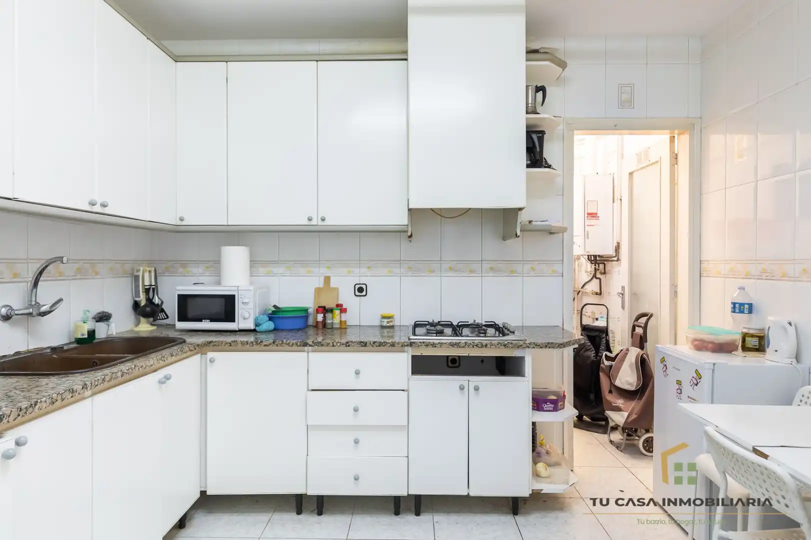 Cocina de Casa o chalet en venta en Badalona con Calefacción y Terraza