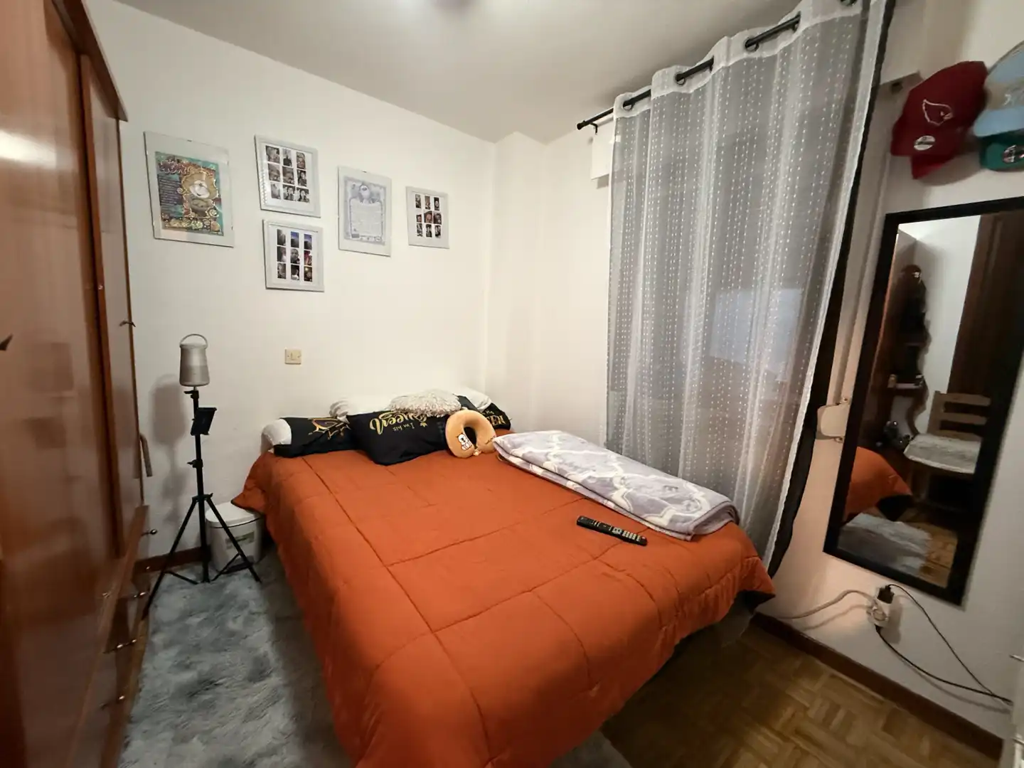 Bedroom of Flat for sale in Madrid  with Heating, Parquet flooring and Terrace