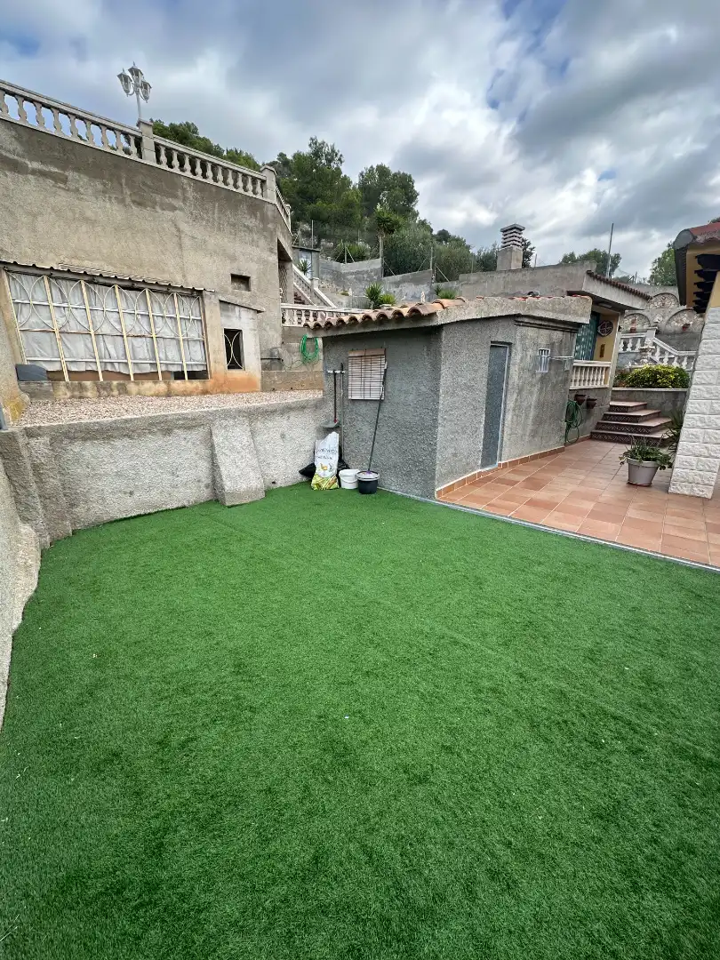 Terraza de Casa o chalet en venta en Castellet i la Gornal con Aire acondicionado, Calefacción y Jardín privado
