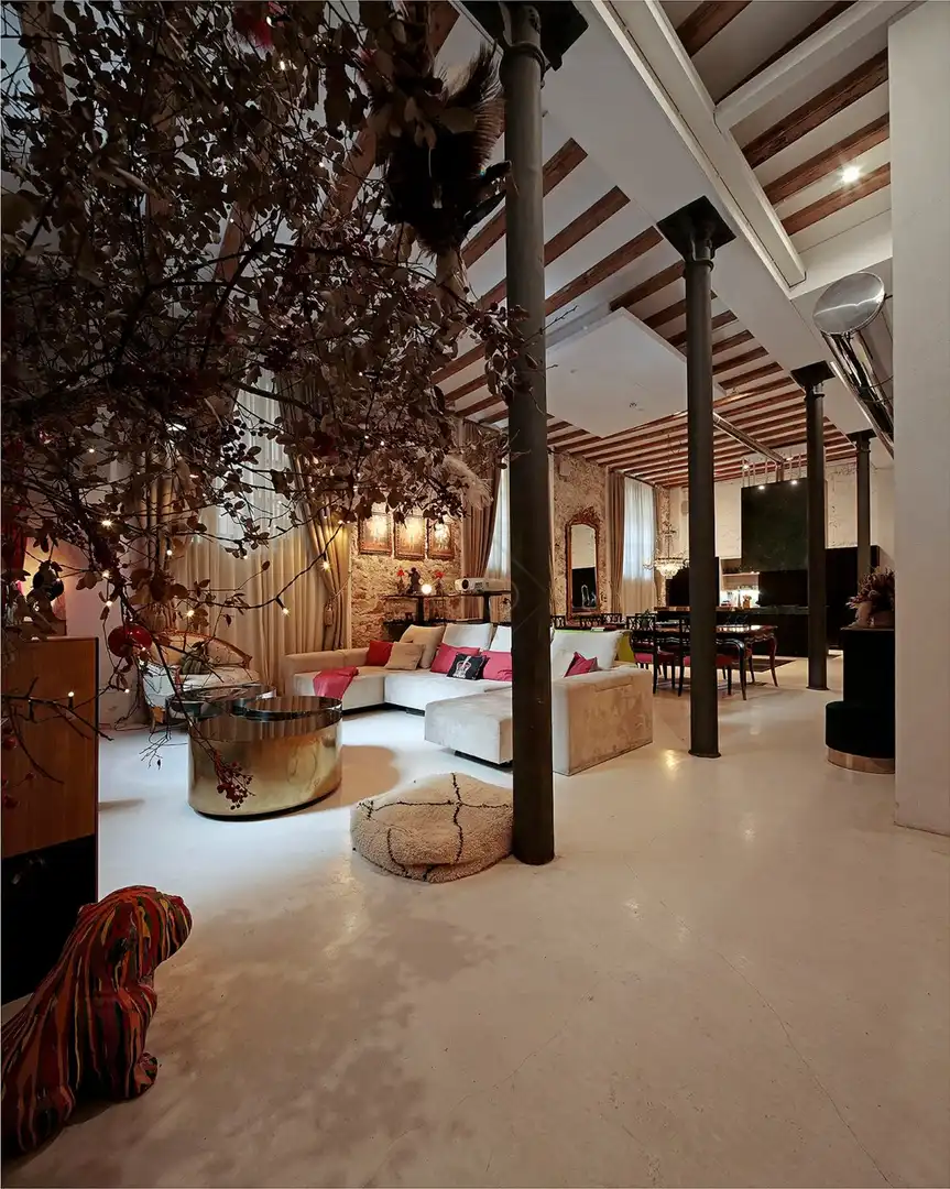 Sala d'estar de Loft en venda en Barcelona amb Aire condicionat i Calefacció