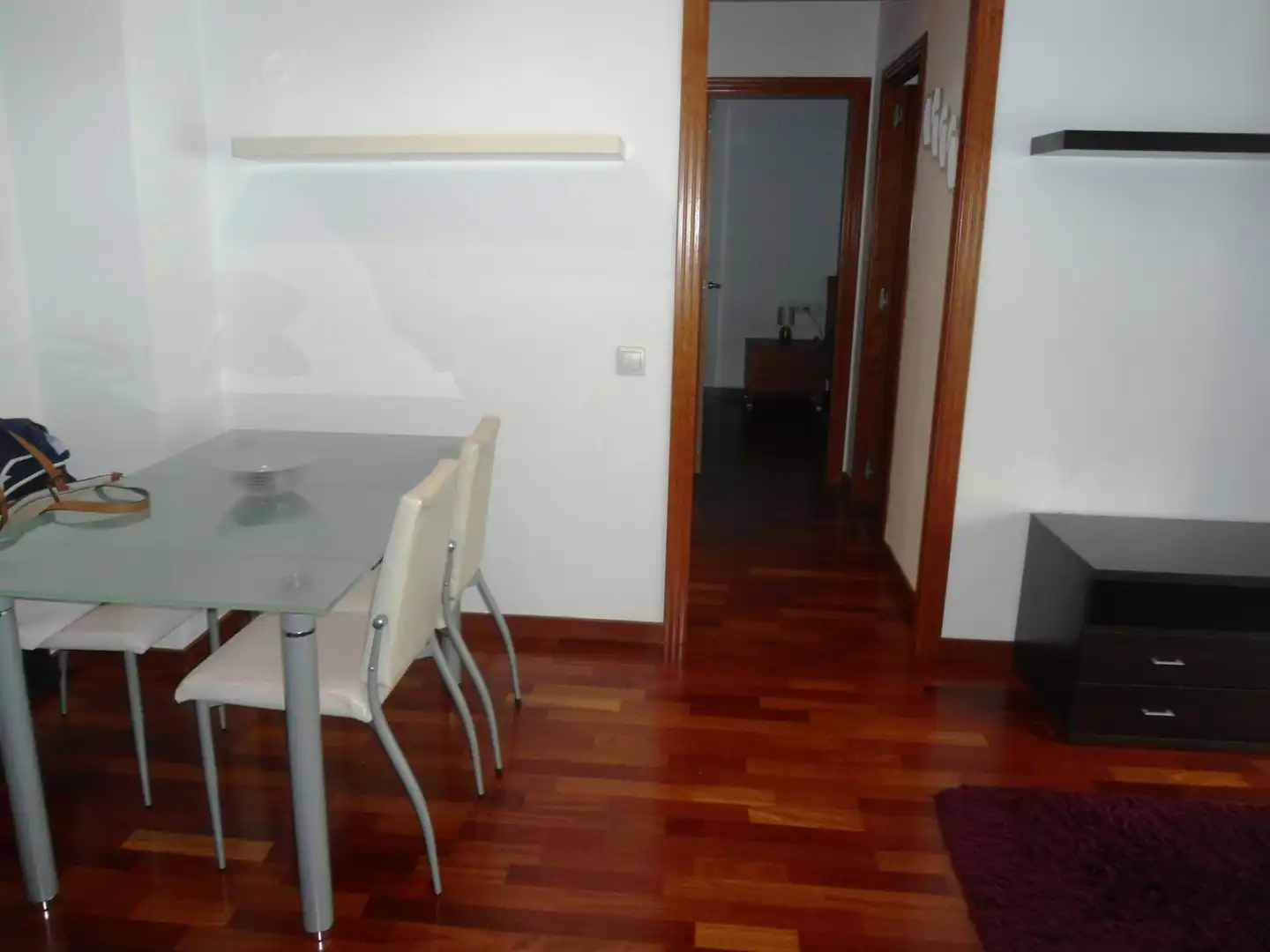 Comedor de Apartamento de alquiler en Lleida con Aire acondicionado, Calefacción y Parquet