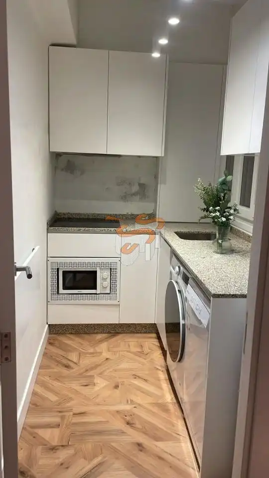 Kitchen of Flat for share in Ferrol  with Heating and Furnished