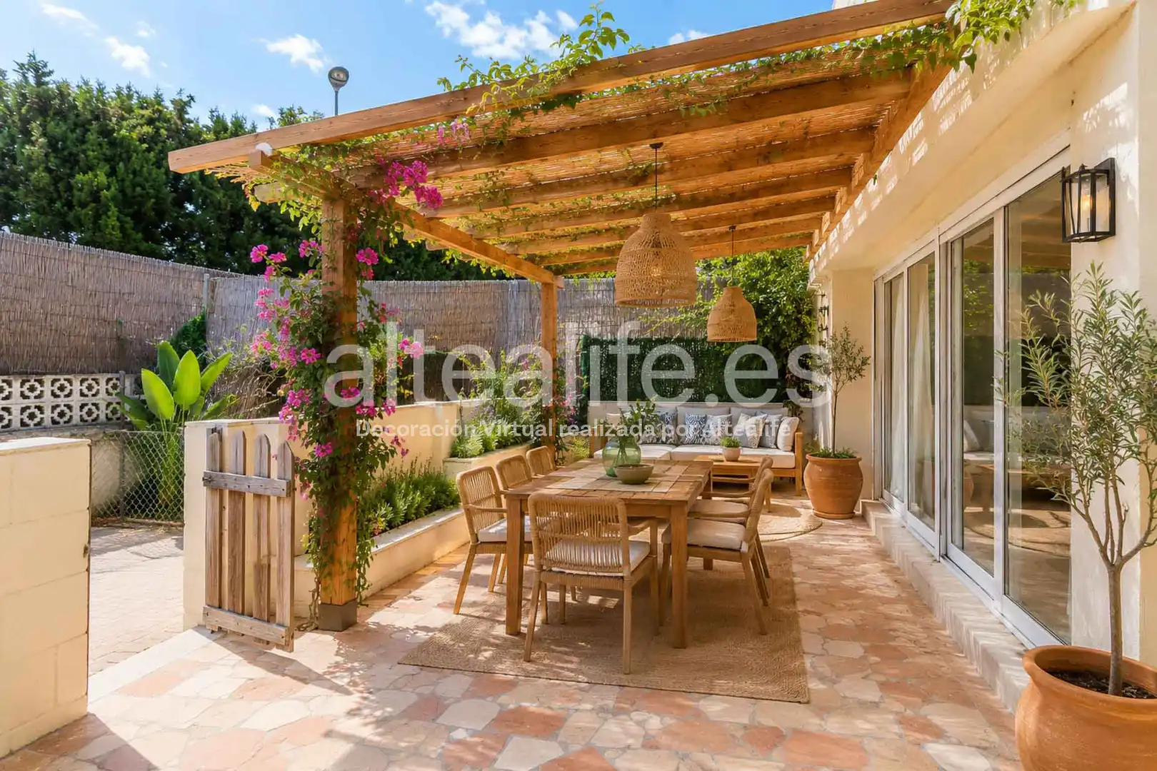 Terraza de Casa o chalet en venta en La Nucia con Aire acondicionado, Jardín privado y Terraza