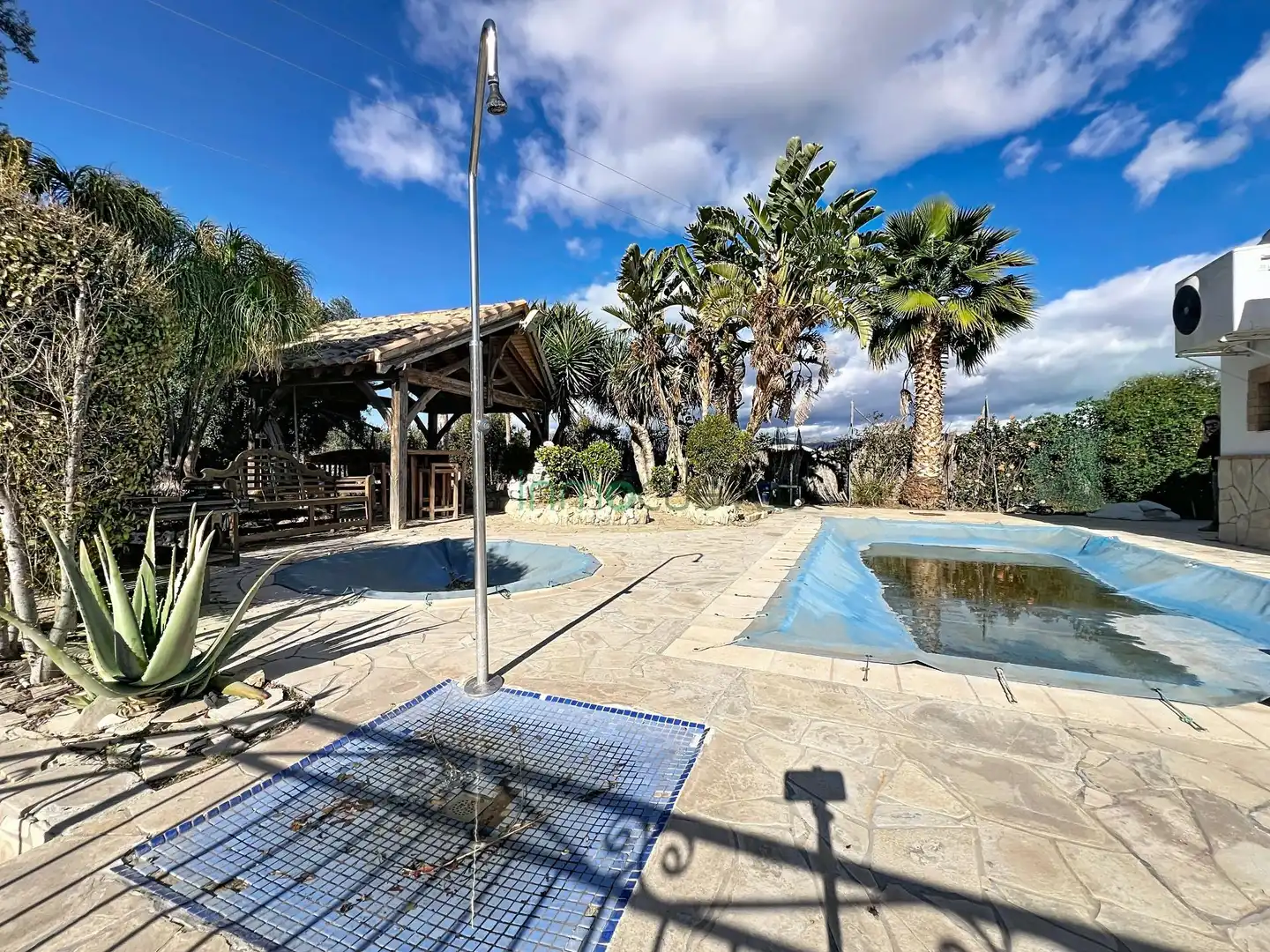 Piscina de Finca rústica en venda en Cuevas del Almanzora amb Aire condicionat, Jardí privat i Terrassa