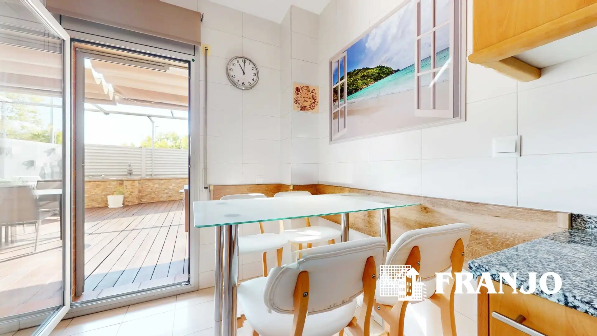 Terrace of Flat for sale in Parc Central