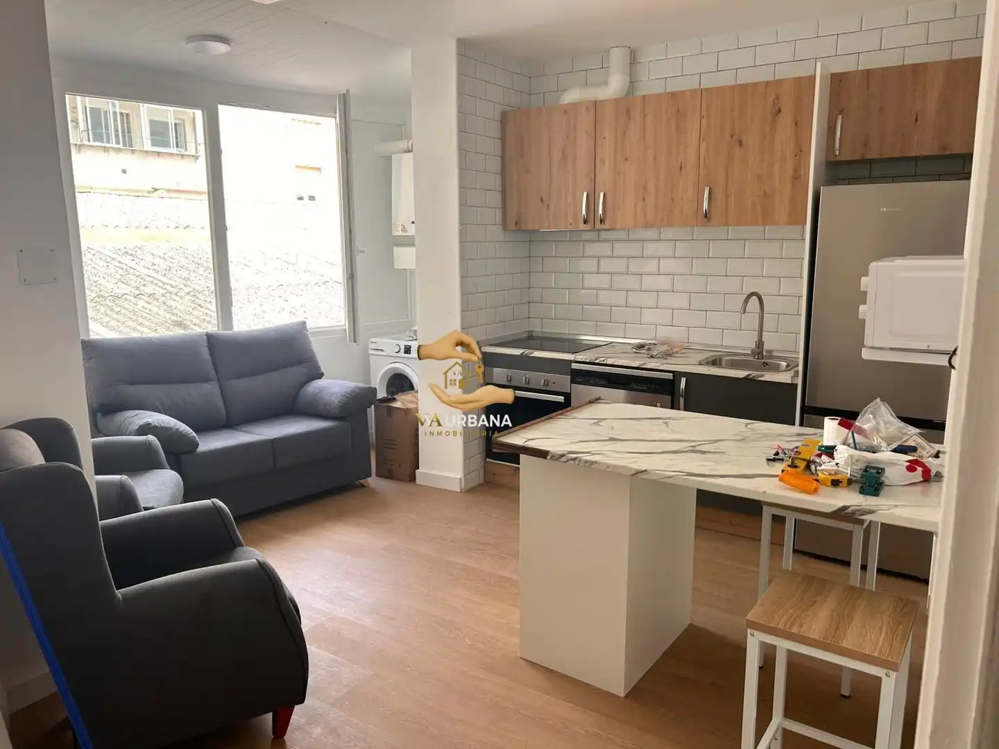 Cocina de Piso de alquiler en Salamanca con Calefacción, Amueblado y Balcón