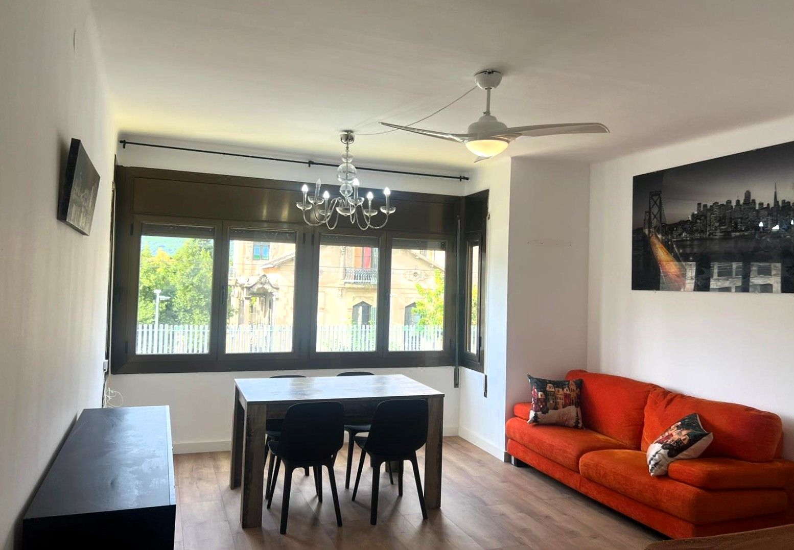 Sala de estar de Loft de alquiler en La Garriga con Aire acondicionado, Calefacción y Amueblado