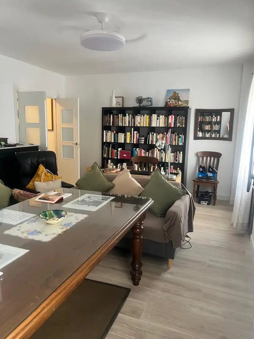 Living room of Flat for rent in Ronda  with Furnished