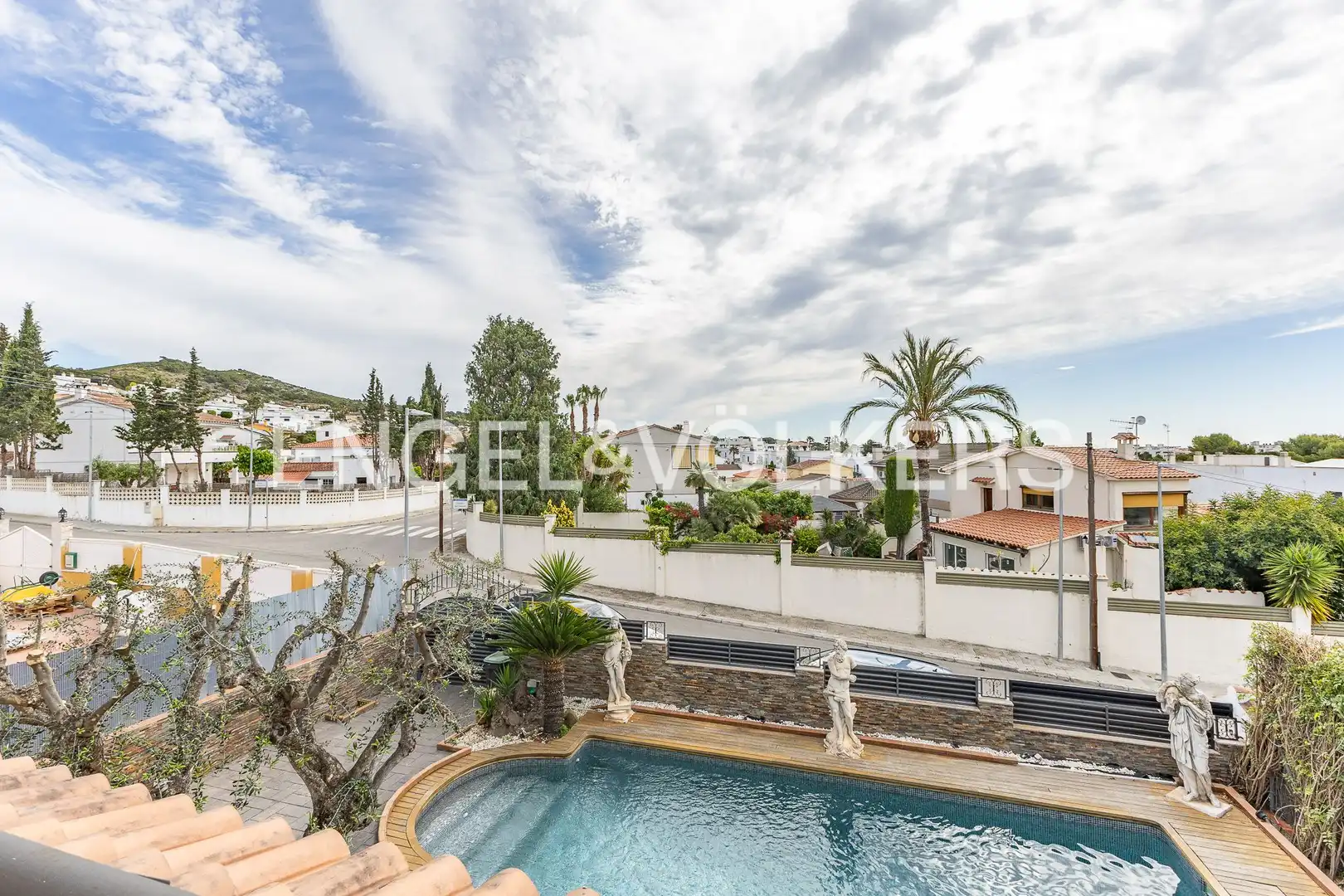 Swimming pool of Houses for sale in Calafell  with Air Conditioner, Heating and Private garden