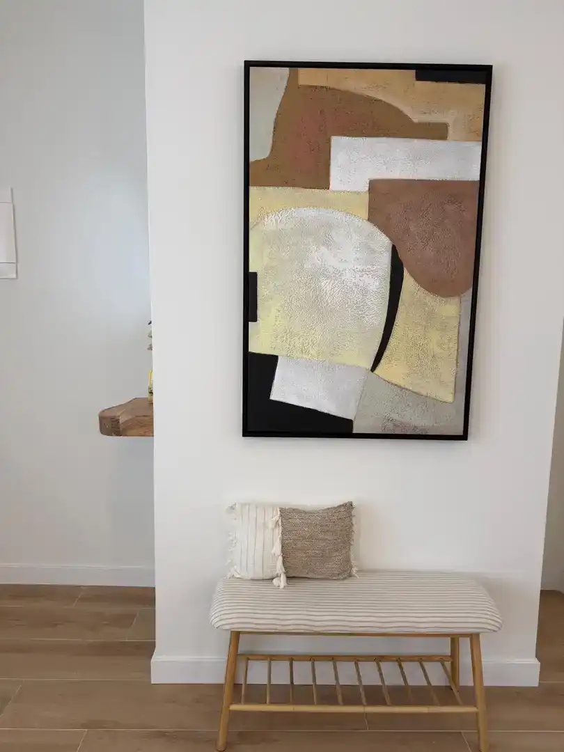 Wohnzimmer von Erdgeschoss zur Miete in Sueca mit Klimaanlage, Parkett und Möbliert