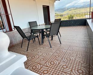 Terrace of Country house to rent in Benamocarra  with Air Conditioner, Private garden and Terrace