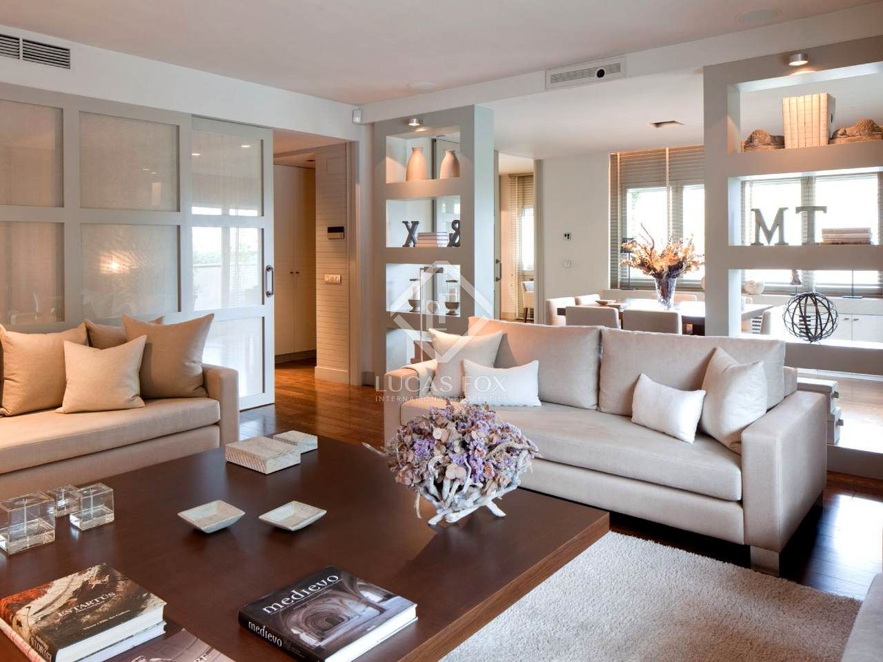 Sala d'estar de Apartament en venda en  Murcia Capital amb Aire condicionat, Parquet i Traster