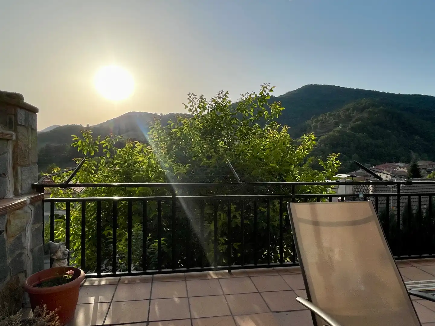 Terraza de Casa o chalet en venta en Sant Pau de Segúries con Aire acondicionado, Jardín privado y Terraza