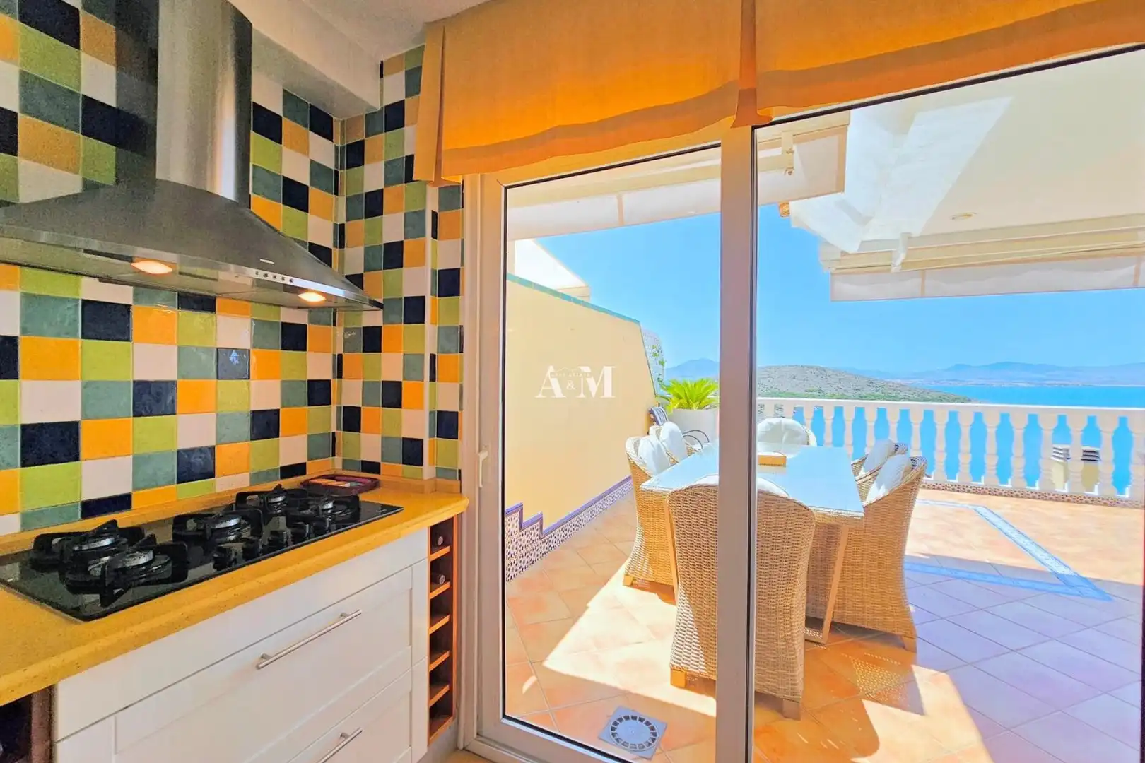 Kitchen of Detached homes for rent in La Manga del Mar Menor  with Air Conditioner, Heating and Terrace