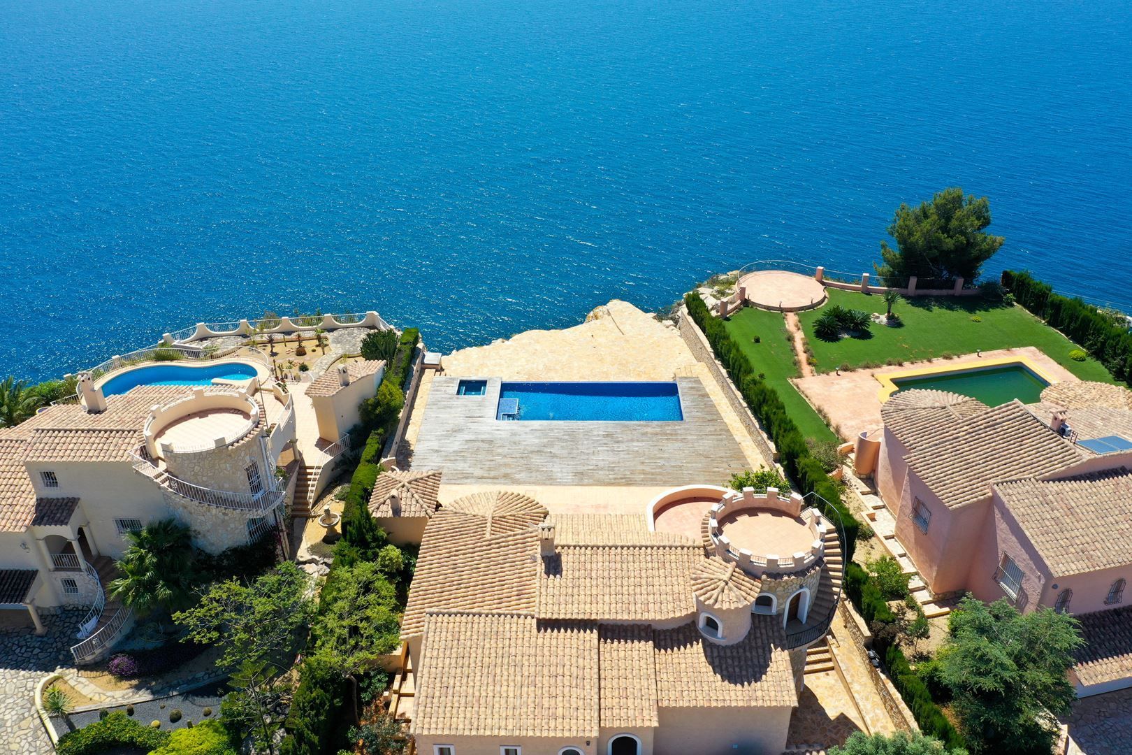 Swimming pool of House or chalet for sale in Benitachell / El Poble Nou de Benitatxell  with Air Conditioner, Heating and Private garden