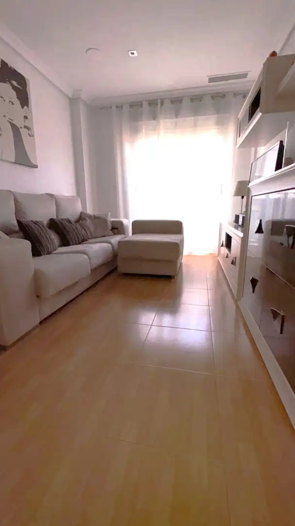 Wohnzimmer von Wohnung zur Miete in Santa Pola mit Klimaanlage, Abstellraum und Möbliert