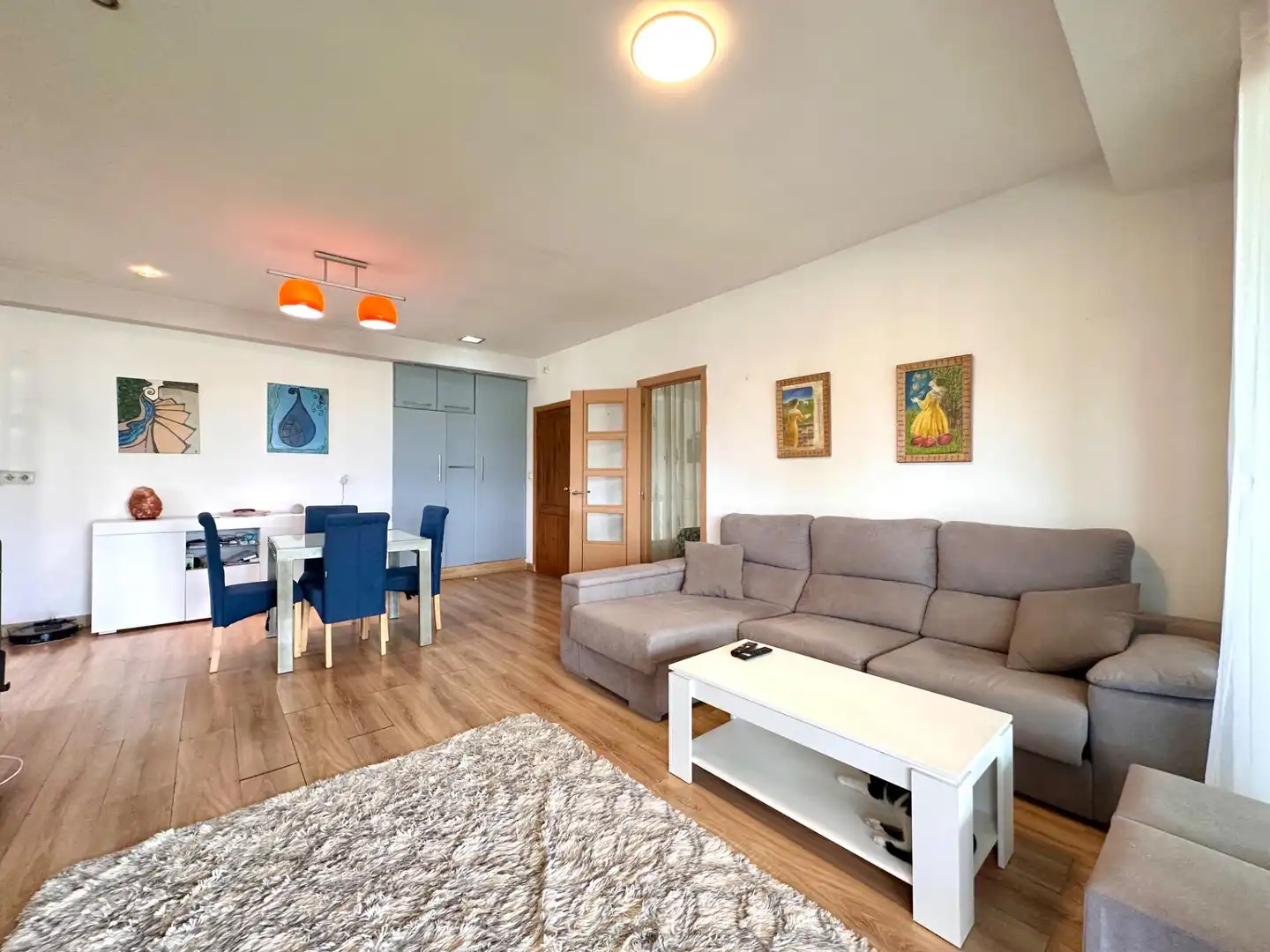 Sala d'estar de Casa o xalet en venda en Dúrcal amb Aire condicionat, Parquet i Terrassa