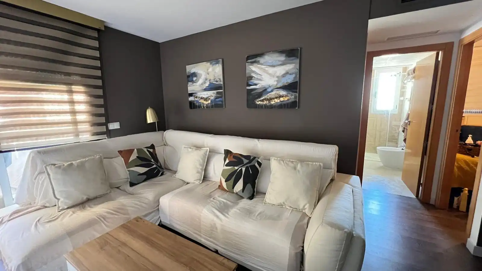 Living room of Flat for rent in Águilas  with Air Conditioner, Terrace and Furnished