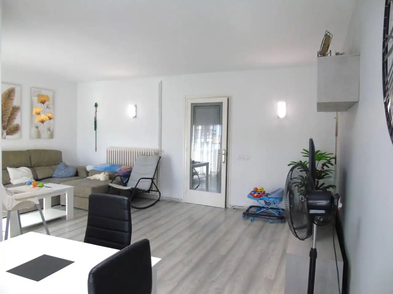 Living room of Flat for sale in Vic  with Heating, Parquet flooring and Terrace