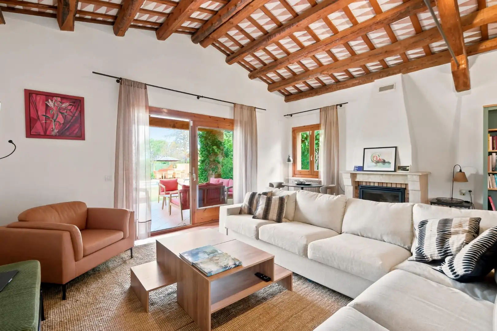 Sala de estar de Casa o chalet de alquiler en Peralada, Girona